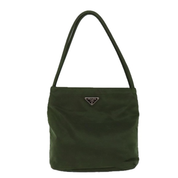 PRADA Shoulder Bag Nylon Khaki Auth 72482 - Picture 13 of 16